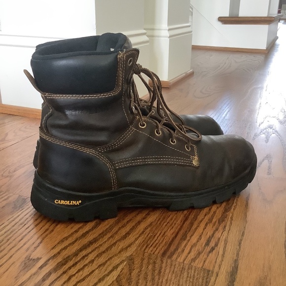 Carolina Men's Rugged Leather Work Boot Size 12 - Picture 14 of 16